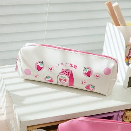 Maito Case Kawaii Paperi Mansikka Pencilcase 02 02