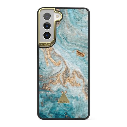 Naive Samsung Galaxy S21 Skal - Turquoise Dream