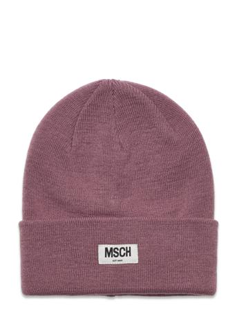 Mschmojo Beanie Accessories Headwear Beanies Rosa MOSS COPENHAGEN