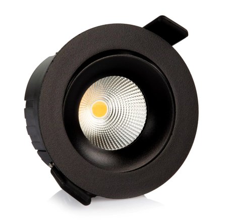 ELdirekte Candela Downlightpakke 12pk Warmdim IP44 Matt Sort