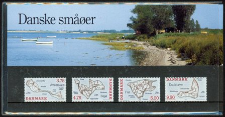 Danmark 1995 - Danske småøer - AFA souvenirmappe 17