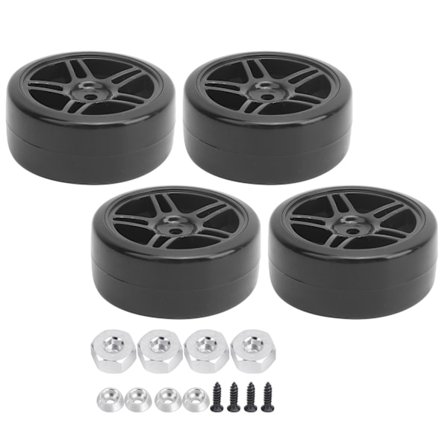 63 mm halkumista estävät RC-muokkausdrift-renkaat Kumirenkaat sopivat WPL D12 1/10 -autoon