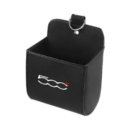 Bil Förvaringsväska Luftventil Instrumentbräda Snygg Hängande Läder Organizer Box För Fiat 500 500c 500x 500l Abarth 695 Biltillbehör
