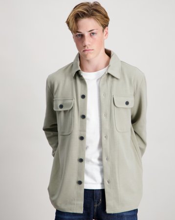 ONLY & SONS JUNIOR OSJNEW KODYL OVERSHIRT SWEAT SWT Groen Truien Jongens - Kids Brand Store