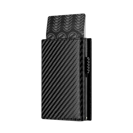 Credit Card Holder RFID Blocking Bifold Wallet Men's Wallet with Coin Compartment and Banknote Compartment