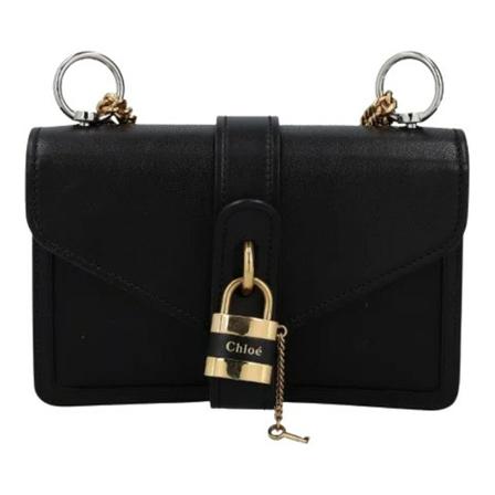 Chloé Pre-owned Pre-owned Leather shoulder-Tass , Zwart , Dames , Maat: ONE Size Vintage Tassen