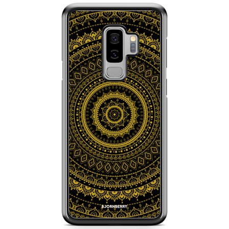 Bjornberry Skal Samsung Galaxy S9 Plus - Svart Guld Mandala