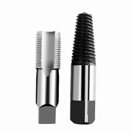 Gevindreparationsværktøjssæt til rør - Værktøj til udtrækning af knækkede skruer til 1/2 og 3/4 tommer hardwareapplikationer