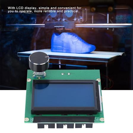 LCD-skærmdisplaycontroller med kabelknap 3D-printertilbehør QC.BESTÅET Q1 til Ender3