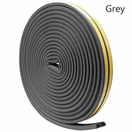 5/10M Tiivistelista Ikkuna Ovi Vedonesto Harmaa 10m[XJ]