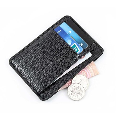 Romslig kortinnehaver 9 Rom Wallet Credit Card Holder Leather