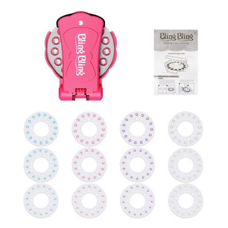 Hår Sparkle Legetøjs Sæt til Piger DIY Stylingværktøj med 12-delt Gave til Børn