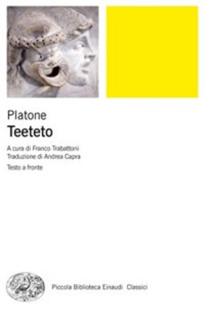 Teeteto. Testo greco a fronte. Ediz. bilingue Platone