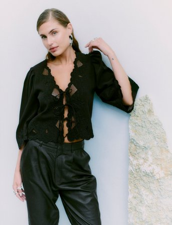 Copenhagen Muse Cmmadelyn-Blouse - Black - M