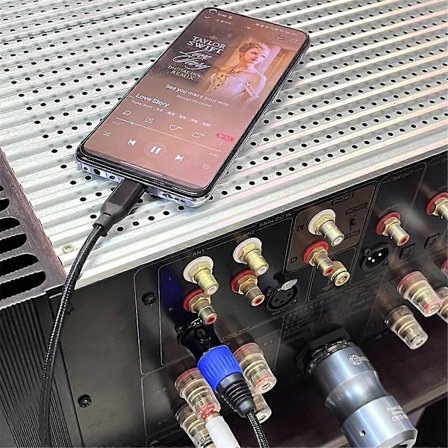 Type C - XLR uros Aux-äänikaapeli Type C - XLR uroslähtö Stereojohto USB Type-C uros - XLR uroskaapeli Plug and Play