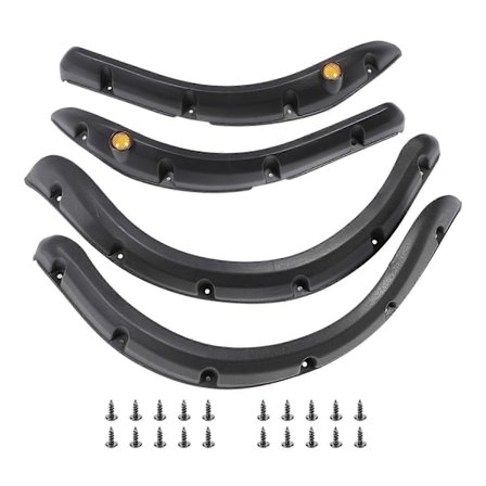 4 stk. Golfbil Mud Guard Skjermbreddere Beskyttende Mud Flap Skjermbreddere Erstatning for Club Car Precedent 2004 og senere