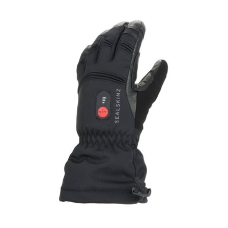 Sealskinz Heated Gauntlet Men ski gloves Black XL