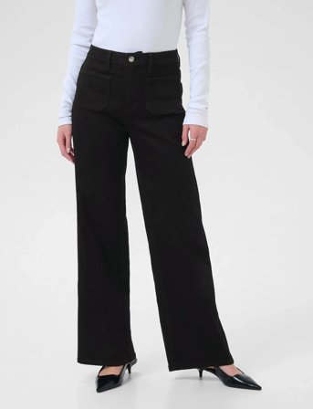 Kaffe Kabrook Hw Reg Fit Jeans - Black - 30 x 32