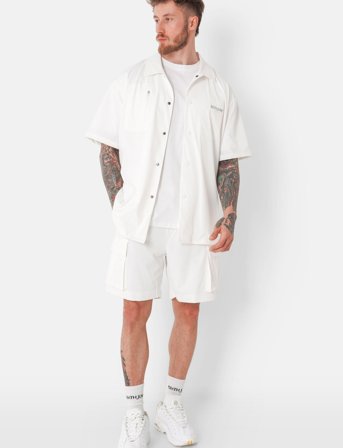 SIXTH JUNE Nylon Tech Utility Shorts - White - M 48 cm