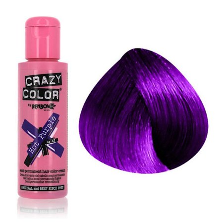 Semi-permanent hårfärg - Renbow - Hot Purple - 100ml - Ammoniakfri - Kräm