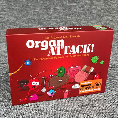 Organ Attack menneskelig organ angrep strategispill kort-GAMMEL