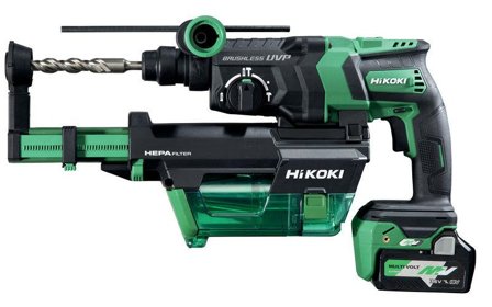 HiKOKI DH36DPE Kombihammare med tillbehör, batteri och laddare, Maskiner