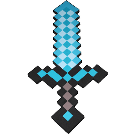 Minecraft Sværd Kostymetilbehør, One Size
