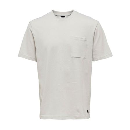 Only & Sons, T-Shirts Wit, Heren, Maat:M