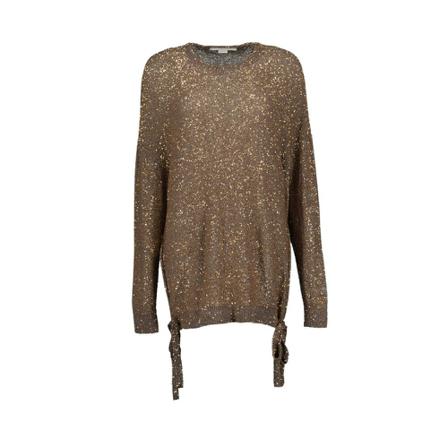 Stella McCartney, Sequined jumper Bruin, Dames, Maat:XS