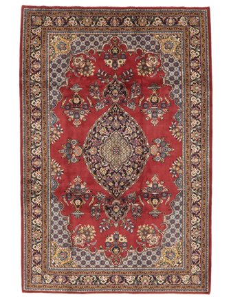 Golpayegan Rug 220X332 Dark Red/Brown Wool, Persia