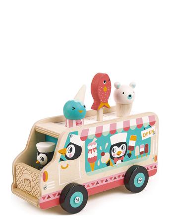 Car Ice Cream Toys Toy Cars & Vehicles Toy Vehicles Monivärinen/Kuvioitu Tender Leaf