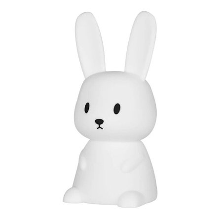 Söt kanin nattlampa silikon nattlampa touch sensor uppladdningsbar sovrum sänglampa för barn baby 1 st