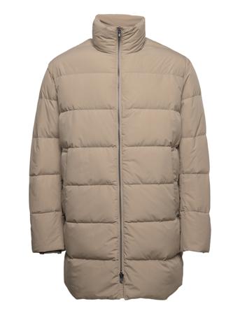 Duvet Jacket Vuorillinen Takki Topattu Takki Beige Emporio Armani