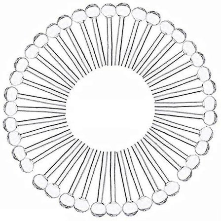 Olie Lampe Brænder Glas 50 Stykker