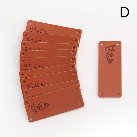 20 kpl Käsintehty Love Labels Tags Synteettinen nahka vaate