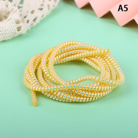 1,6M färgkabel sammanflätad rep Spiralkabelskydd Laddning