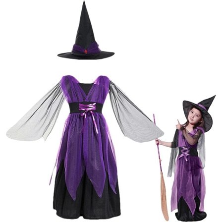 Barn Halloween Kostume Hekse Kostume