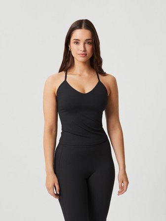 Björn Borg Studio Rib Strap Tank Black L, Tøj & Bolig, Tøj, Toppe