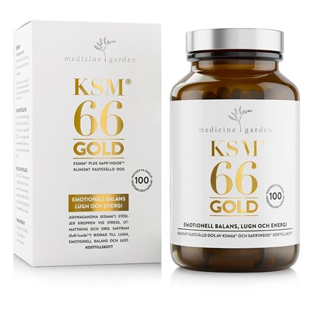 MedicineGarden KSM66 Gold Eko 100 kapslar ashwagandha