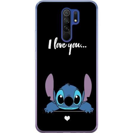 Xiaomi Redmi 9 L pin kyv kuori Stitch Min Rakastan Sinua