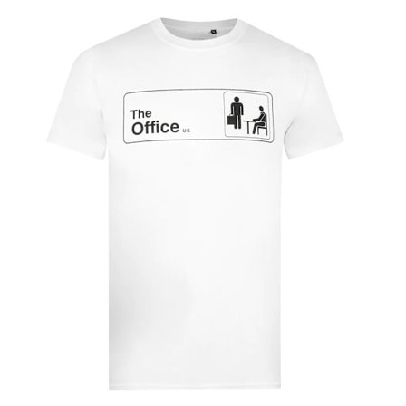 The Office Herrarnas Logotyp T-shirt M Vit