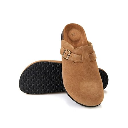 Komfort och stil i ett – Klassiska korksandaler med stängd tå