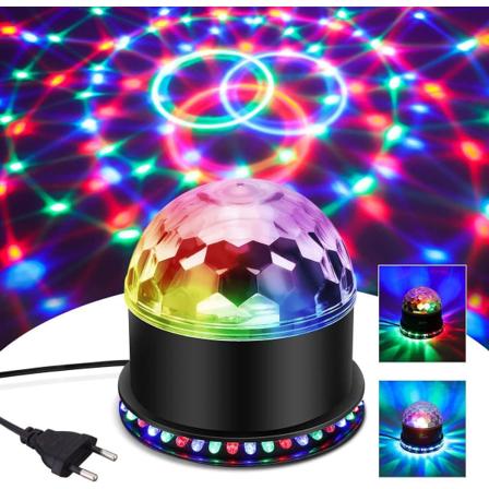LED-diskopallo 15W diskopallo juhlan valotehoste lavalampu