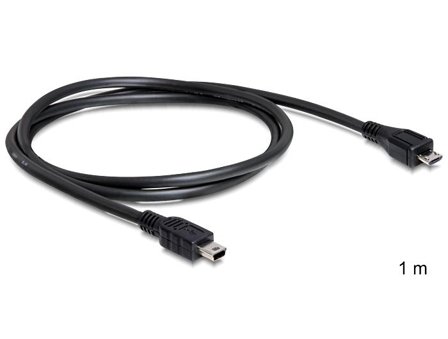 Delock USB-kabel - mini-USB Type B til Micro-USB type B - 1 m