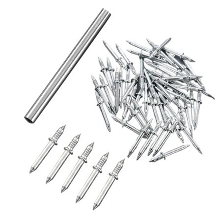 Dobbelthodede spiker med Adapter