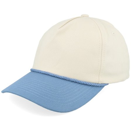 Equip - Beige adjustable Caps - Blank Rope Golfer Stone/Light Blue A-Frame Adjustable @ Hatstore