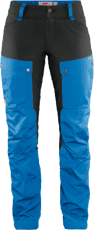 Fjällräven Women's Keb Trousers Curved Women hiking trousers Blue 38 REG