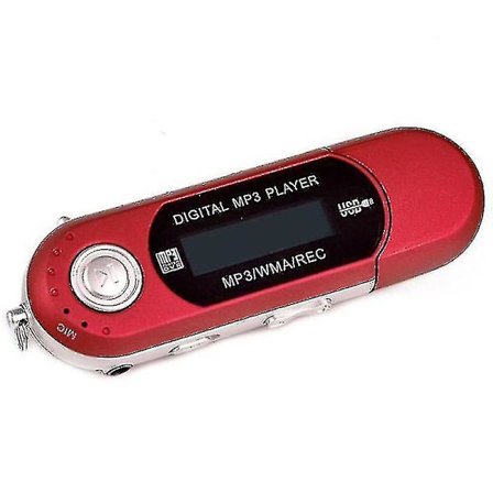 Mini Bærbar USB Digital MP3 Afspiller, Understøtter TF SD Kort & FM Radio Hør Musik