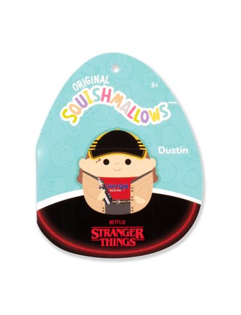 Squishmallows Squishmallows 20 Cm Stranger Things Dustin - Black - ONE SIZE