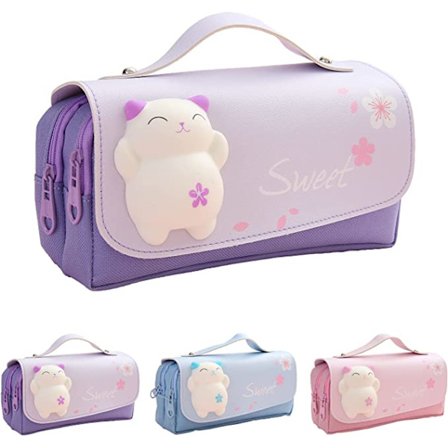 Dekomprimert kattepennveske (lilla), multirom stort c